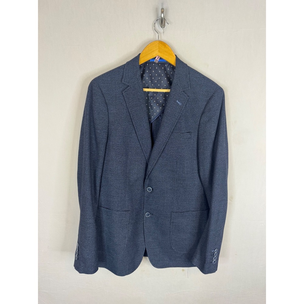 Sondergaard Copenhagen Mens Blue Slim Fit Blazer Sport Coat 40L SSJF851